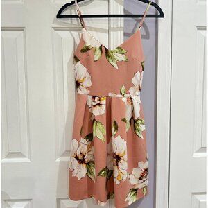 Floral Dress with Straps